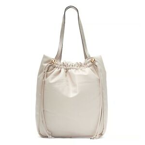 VICTORIA’S SECRET Drawstring Cream Tote Bag